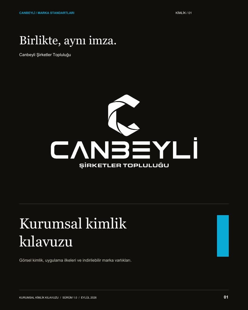 Canbeyli kurumsal kimlik kılavuzu kapağı